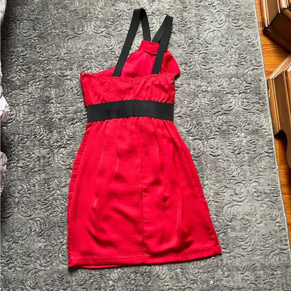 TRIXXI Red Mini Dress 1 - Picture 3 of 9